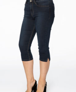 Cropped capri jeans blauw