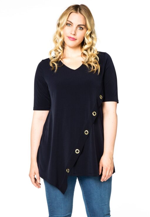 Yoek Tuniek flare ringen | Blauw | Maat 58/60
