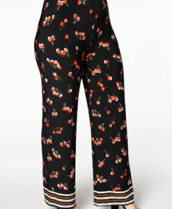 Yoek Lange broek CHERRY | Zwart | Maat 50/52