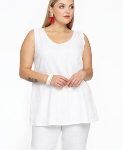 Yoek Singlet | Wit | Maat 46/48