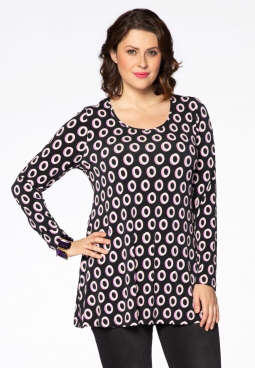 Yoek Tuniek flare NOA | Zwart | Maat 54/56