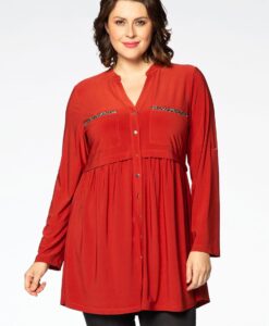 Yoek Tuniek met zakjes | Oranje | Maat 58/60