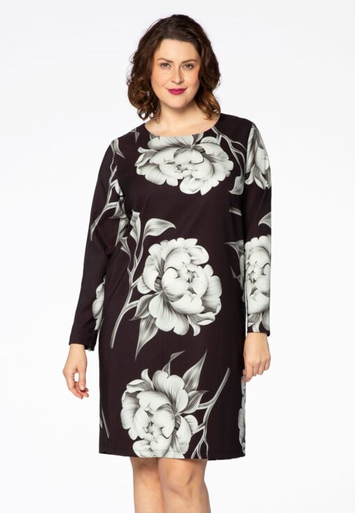 Yoek Jurk CARMEN | Zwart | Maat 50/52