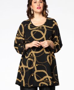 Yoek Tuniek PARIS wide bottom | Zwart | Maat 58/60