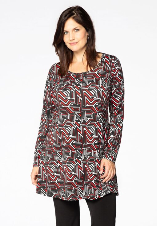 Yoek Tuniek wide bottom GRAPHIC | Multi | Maat 58/60