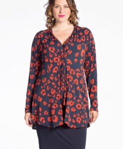 Yoek Tuniek met knoopdetail LEA | Blauw | Maat 58/60