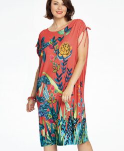 Yoek Jurk GISELLE | Rood | Maat 58/60