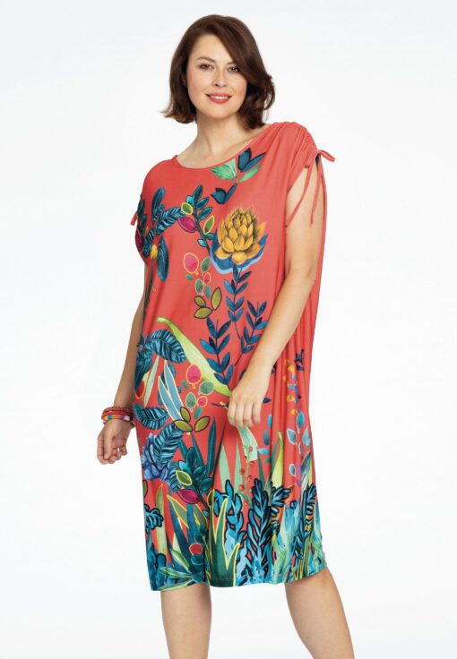 Yoek Jurk GISELLE | Rood | Maat 58/60