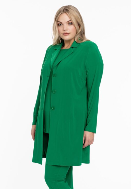 Yoek Blazer long | Groen | Maat 58/60