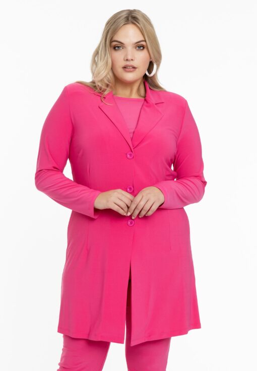 Yoek Blazer long | Roze | Maat 58/60