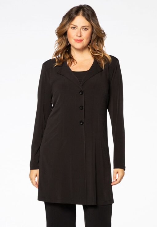 Yoek Blazer A-lijn | Zwart | Maat 58/60