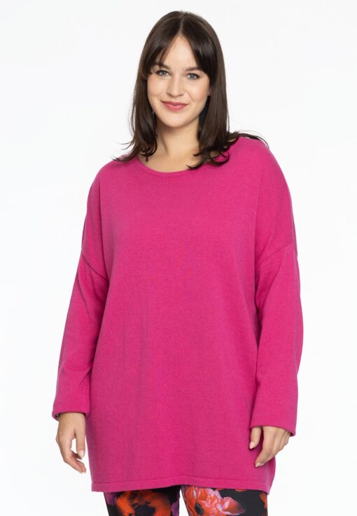 Yoek Trui vierkant cashmere | Roze | Maat 54/56