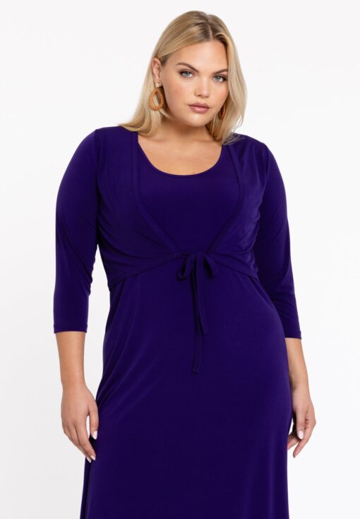 Yoek Bolero | Paars | Maat 58/60