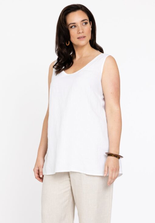 Yoek Singlet flare | Wit | Maat 58/60