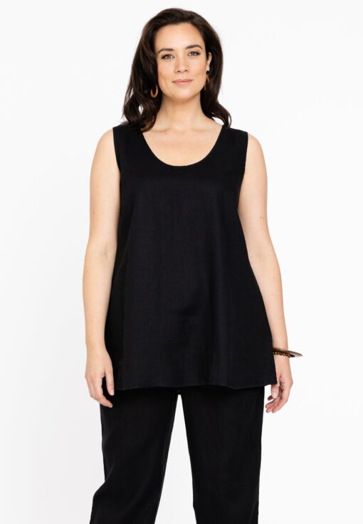 Yoek Singlet flare | Zwart | Maat 58/60