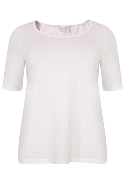 Yoek T-shirt | Wit | Maat 46/48