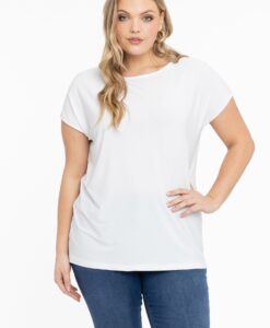 Yoek T-shirt kapmouwen | Wit | Maat 58/60