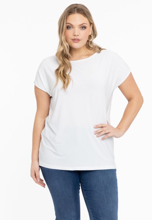 Yoek T-shirt kapmouwen | Wit | Maat 58/60