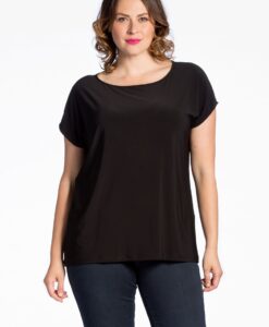 Yoek T-shirt kapmouwen | Zwart | Maat 58/60