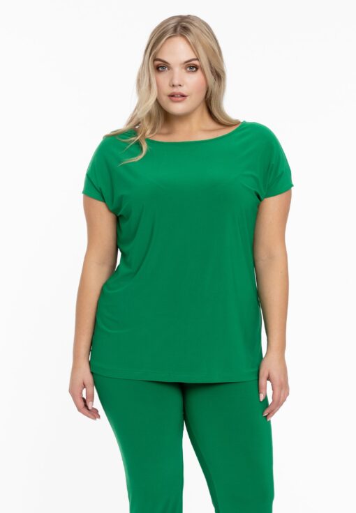 Yoek T-shirt kapmouwen | Groen | Maat 54/56