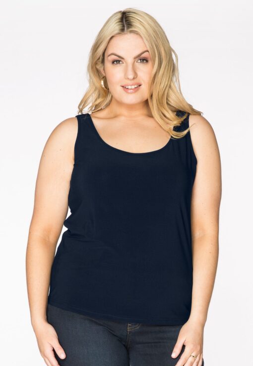 Yoek Singlet top | Blauw | Maat 58/60