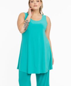Yoek Top wide bottom | Turquoise | Maat 58/60