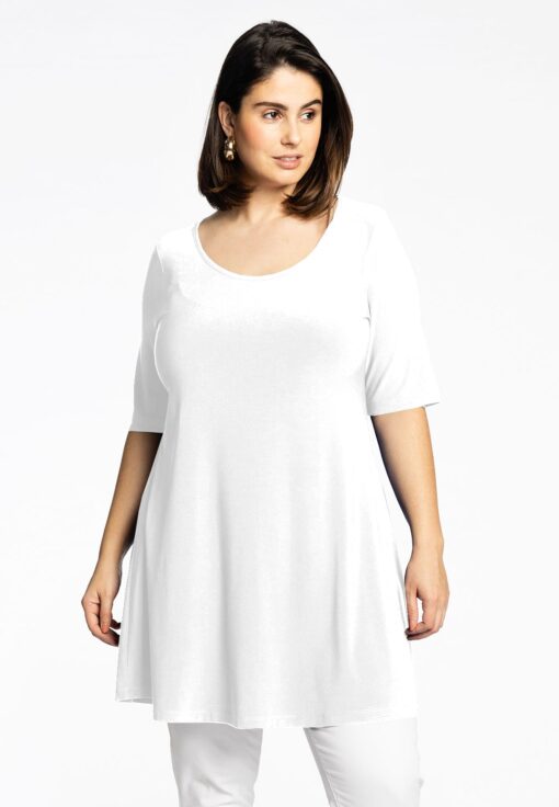 Yoek Tuniek wide bottom | Wit | Maat 46/48