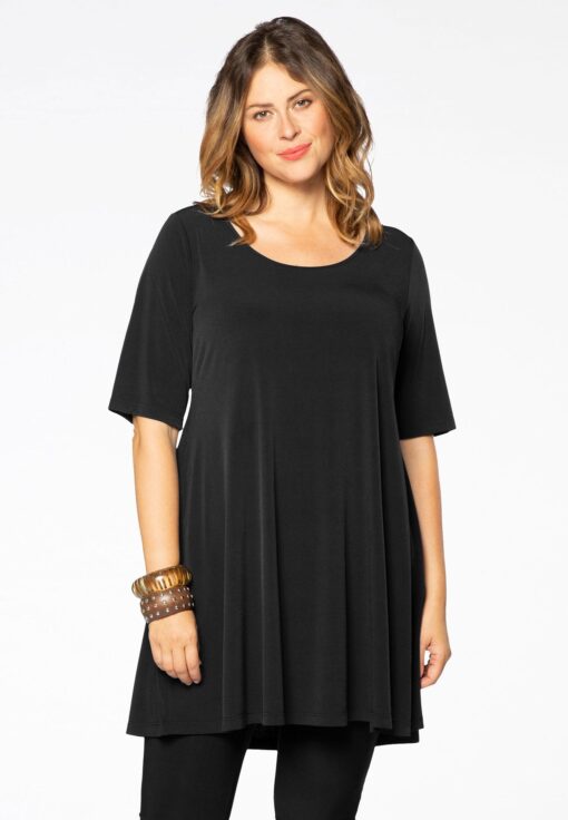Yoek Tuniek wide bottom | Zwart | Maat 54/56