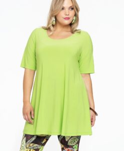Yoek Tuniek wide bottom | Groen | Maat 54/56