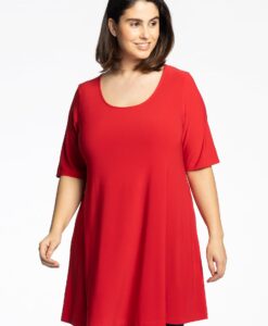 Yoek Tuniek wide bottom | Rood | Maat 50/52