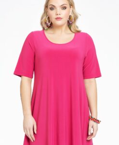 Yoek Tuniek wide bottom | Roze | Maat 58/60