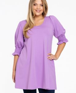 Yoek Tuniek wide bottom | Licht Paars | Maat 58/60
