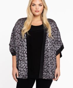 Yoek Kimono kort REBEL | Grijs | Maat 54/56