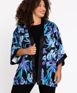 Yoek Kimono kort | Blauw | Maat 58/60