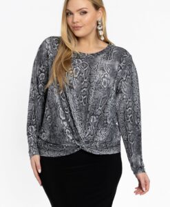 Yoek Tuniek met knoop | Grijs | Maat 54/56