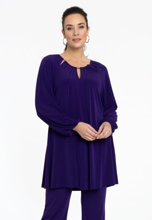 Yoek Tuniek wide bottom | Paars | Maat 58/60