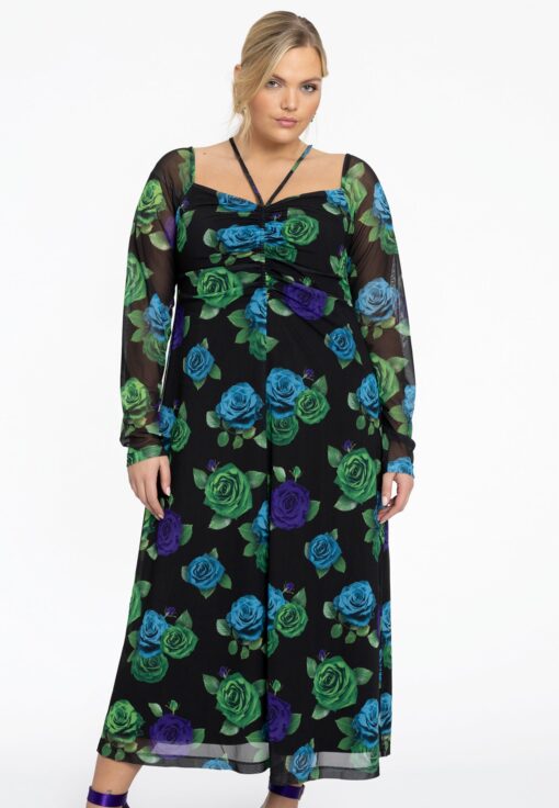 Yoek Jurk ROSALIA | Zwart | Maat 58/60