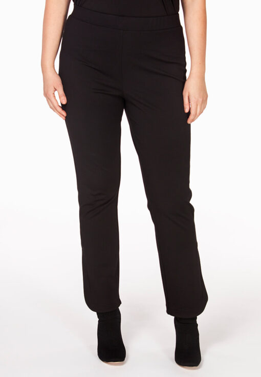 Yoek Trousers round slits | Zwart | Maat 50/52