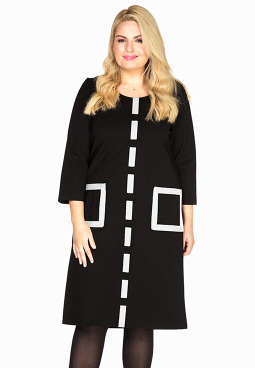 Yoek Dressbon | Zwart | Maat 54/56
