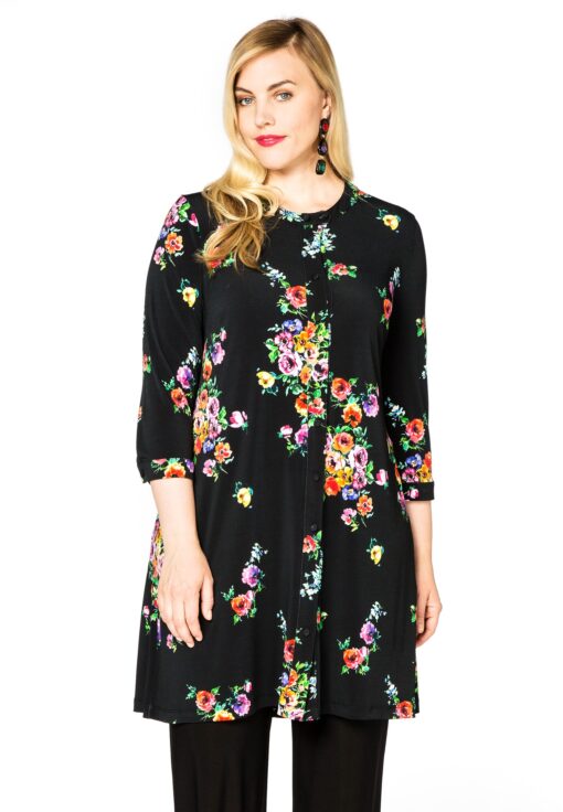 Yoek Jasje A-line ROSA | Zwart | Maat 54/56