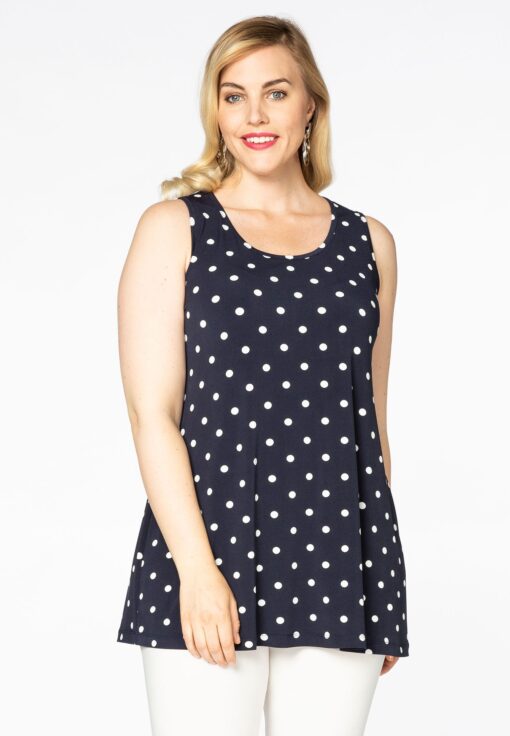 Yoek Singlet flare DOTS | Blauw | Maat 58/60