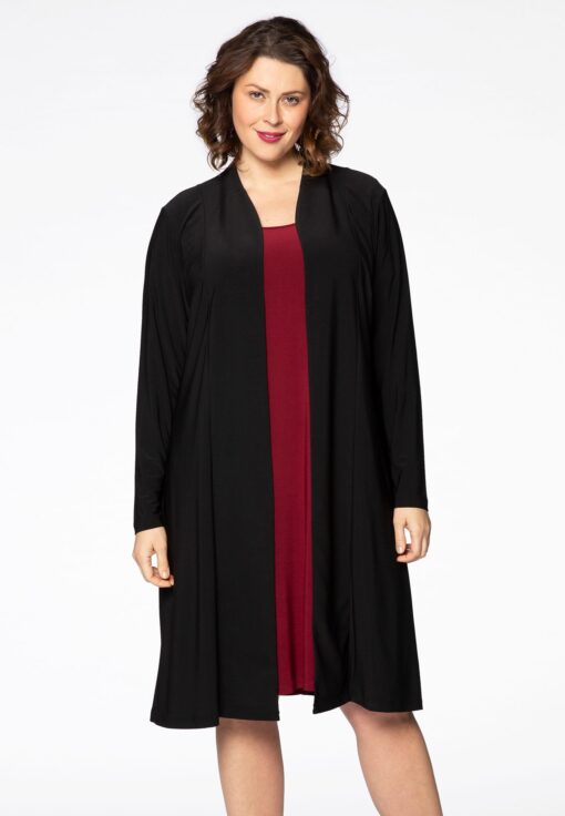Yoek Vest lang | Zwart | Maat 54/56