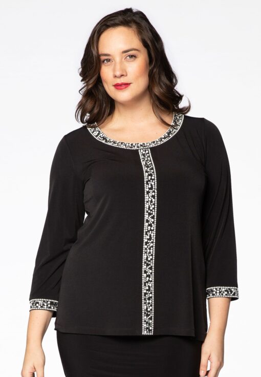 Yoek Shirts relax | Zwart | Maat 58/60