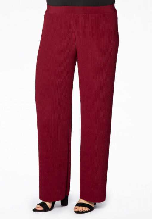 Yoek Broek plissé | Rood | Maat 54/56