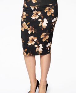 Yoek Kokerrok ROSE | Zwart | Maat 54/56