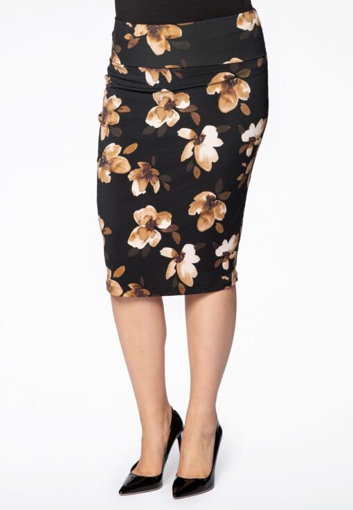 Yoek Kokerrok ROSE | Zwart | Maat 54/56
