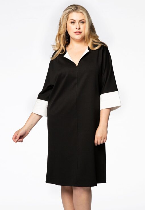 Yoek Dress wide | Zwart | Maat 58/60