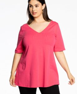 Yoek Tuniek V flare | Roze | Maat 58/60