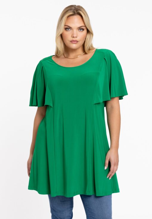 Yoek Tuniek wide bottom | Groen | Maat 46/48