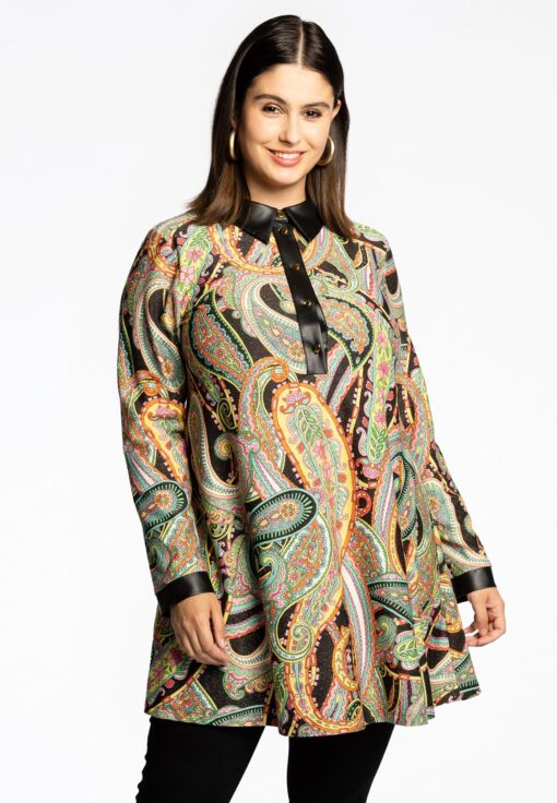 Yoek Tuniek wide bottom PAISLEY | Multi | Maat 58/60